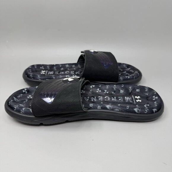 Under Armour Sandals Mens Size 10 Mercenary Casual Slip On Slide  Black main image 6